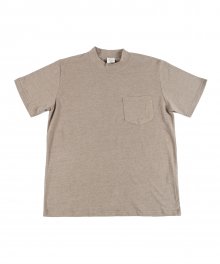 Moc Neck Short Sleeve (Beige)