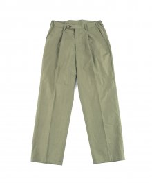 Easy One Tuck Pants (Light Khaki)