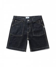 Pavo Baker Denim Shorts Indigo