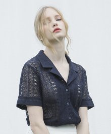 lace shirts_navy