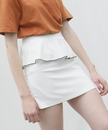 N frill skirt_white