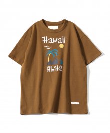 Aloha Hawaii T-Shirts (Brown)