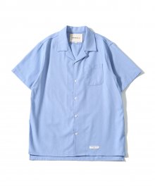 Hawaiian Linen Solid Shirts (Powder Blue)