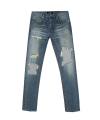 DK-07-4024 liquid dirty washing jeans