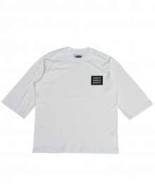 OG 로고 노멀넥 7부 티셔츠 (white)
