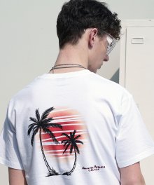 Hawaiian Paradise S/S T-Shirts(White)
