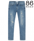 86RJ-1717 superslim damaged jeans