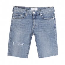 86RJ-1714 slim cutting denim shorts