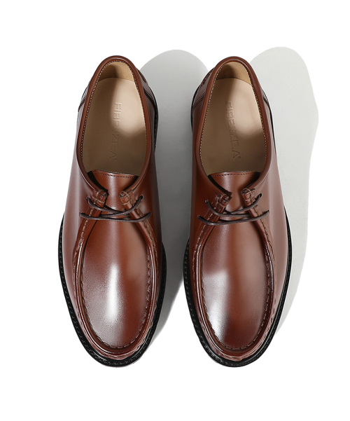 피렌체 아뜨리에(firenzeatelier) [비브람] 캐주얼 코만도솔 레더 모크슈즈 9008 [WINE BROWN]