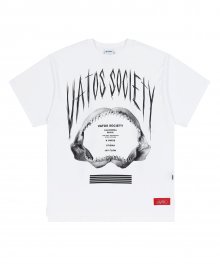 K.SWISS X STIGMA JAWS OVERSIZED T-SHIRTS WHITE