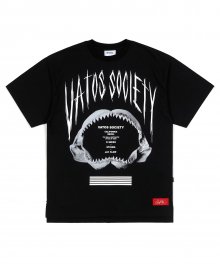 K.SWISS X STIGMA JAWS OVERSIZED T-SHIRTS BLACK