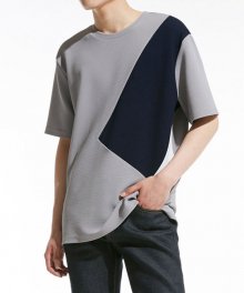 Line Colorblock T-shirt_GY (PWOE2RSRH4M0C3)
