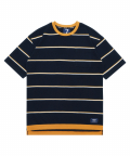 DC7S HORIZONTAL STRIPE TEE (NAVY)