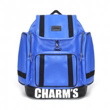 PUBERTY LEATHER BACKPACK BLUE