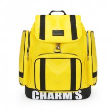 PUBERTY LEATHER BACKPACK YELLOW