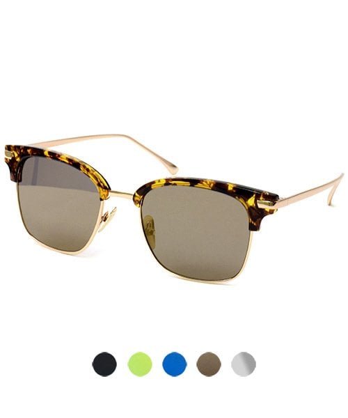 씨엘론다() CHACHA01-Brown 플랫렌즈 선글라스 상품 이미지