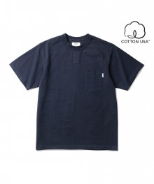 Allen Big Pocket T-Shirt Navy