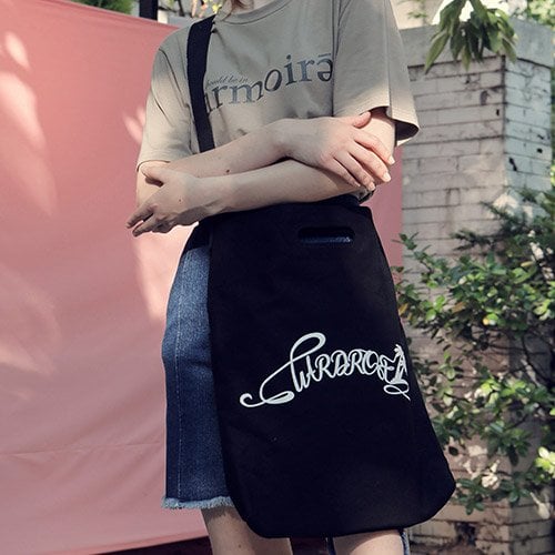 와드로브() SHOPPER ECO BAG_BLACK 상품 이미지