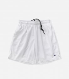 Sports mesh shorts white