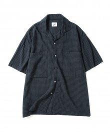 Tartan Check 1/2 Shirts Navy