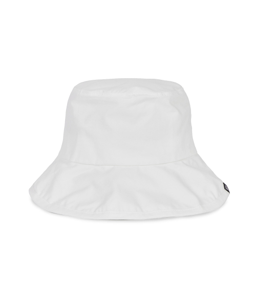 바잘() 와이드 브림 워싱 버킷햇 화이트 상품 이미지