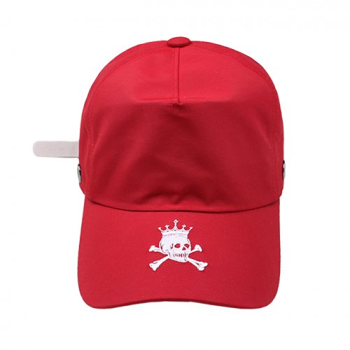 러프킹즈(luffkingz) 킹즈 크라운 스컬 5-패널캡 레드