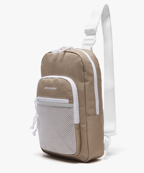 피스메이커(piecemaker) CLASSIC CORDURA SLING BAG (CARAMEL)