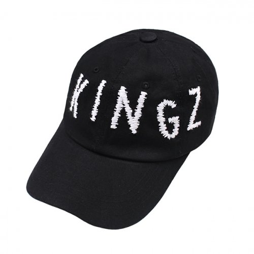 러프킹즈(luffkingz) 킹즈 빅로고 폴로캡 블랙