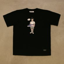 STV. PIZZA BOX TEE BLACK (STV X RELAX053)