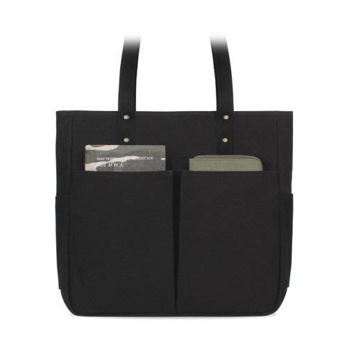 Super Oxford 6 Pocket 3 Way Bag - All Black