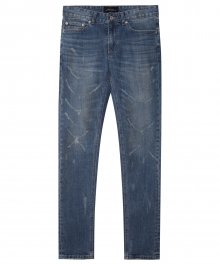 M#1365 scratch repair washed jeans