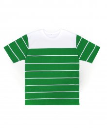 MARINE BOY STRIPE T-SHIRT (GREEN) [HPMMTS006GRE]