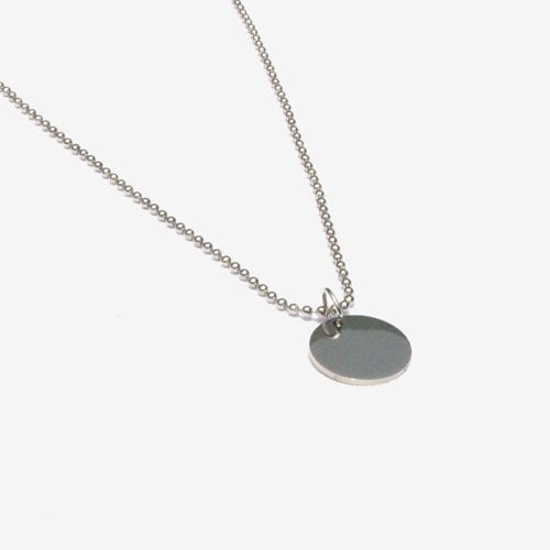 러쉬오프(rushoff) 올데이-나잇 볼체인목걸이- 실버서클