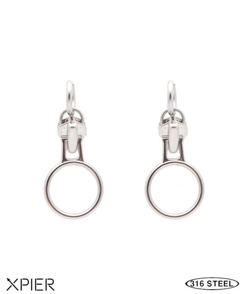 엑스피어(xpier) 2피스 엑스피어 x-wea001  귀걸이 무알러지 1쌍 5.5cm