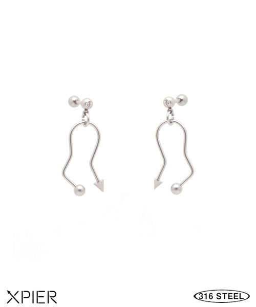엑스피어(xpier) 2피스 엑스피어 x-wea021 귀걸이 무알러지 1쌍