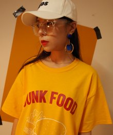 [UNISEX] 정크 푸드 티셔츠 (옐로우)