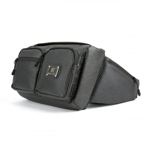 몬스터리퍼블릭(monsterrepublic) MARVELOUS WAIST BAG ver.2 / SNAKE BLACK