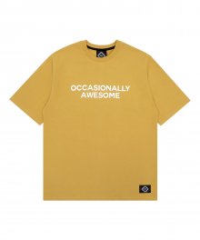 T37S OCCASIONALLY AWESOME TEE (YELLOW)