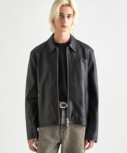 ラムレザーシングルジャケット(1 BLACK): : メンズ｜UNITED TOKYO