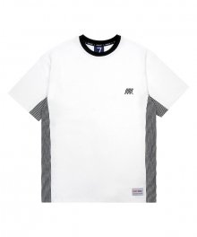 DC7S STRIPE COLORATION TEE (WHITE)