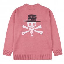 크루 넥 스웨터-핑크