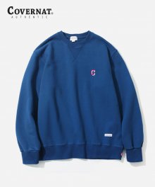 SMALL C LOGO CREWNECK BLUE