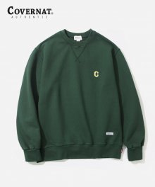 SMALL C LOGO CREWNECK GREEN