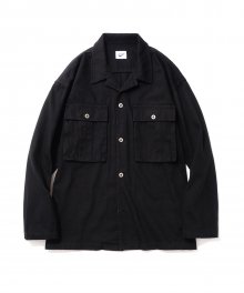 Desert Cotton Jacket Black