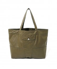 Coating Trucker Bag Khaki