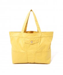 Coating Trucker Bag Yellow