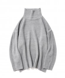 Links Turtle Neck Knit Gray