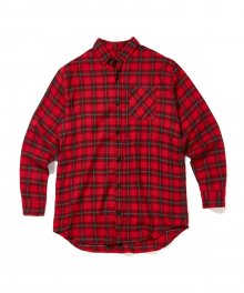 USF FLANNEL CHECK SHIRTS RED