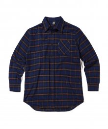 USF FLANNEL CHECK SHIRTS BLUE