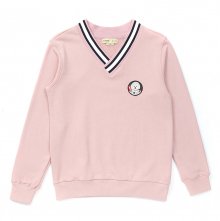 APOLLO DOG V-NECK SWEAT-SHIRT 2017FW INDI PINK